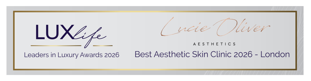 Aim jul26100 lucie oliver aesthetics leaders in luxury awards 2026 alt winners banner: lucie oliver aesthetics